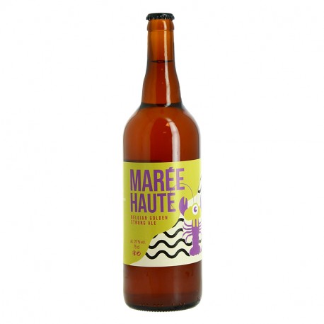 Bière MAREE HAUTE 75 cl Brasserie Bon Vent Calais
