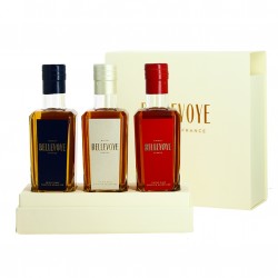Coffret de Whisky BELLEVOYE 3 X 20 cl Bleu Blanc Rouge