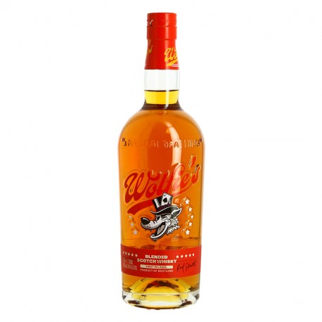 WOLFIE'S Blended WHISKY de Rod STEWART 70 cl