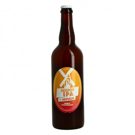 Bière SESSION IPA du MOULIN 75 cl par la Brasserie Moulin d'Ascq