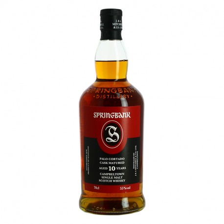 Whisky SPRINGBANK 10 ans fût de PALO CORTADO 70 cl
