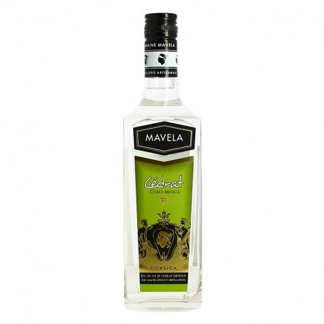 EAU de Vie de CEDRAT Corse Distillerie MAVELA 70 cl