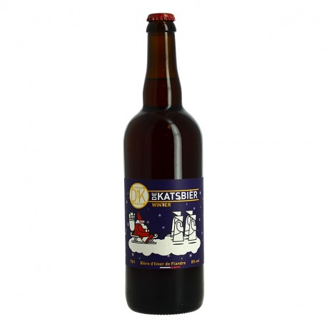De KATSBIER Winter 75 cl Bière d'Hiver des Flandres