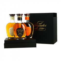 Coffret Cadeau Rhum EL PASADOR de ORO 3X20 cl
