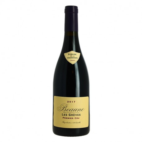 Domaine de la VOUGERAIE Beaune Les Grèves Rouge 1er Cru 2017 75 cl