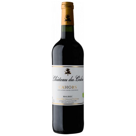 Château du Cèdre Cahors 2021 Vin rouge Bio du Sud Ouest 75 cl