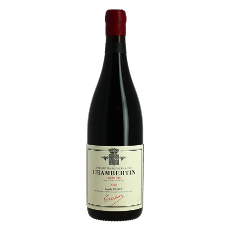 Domaine TRAPERT CHAMBERTIN Grand Cru 2018 75 cl Grand Vin Rouge Biologique de Bourgogne