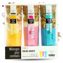 COFFRET COLOR ADDICT 3 Cocktails QUAI SUD